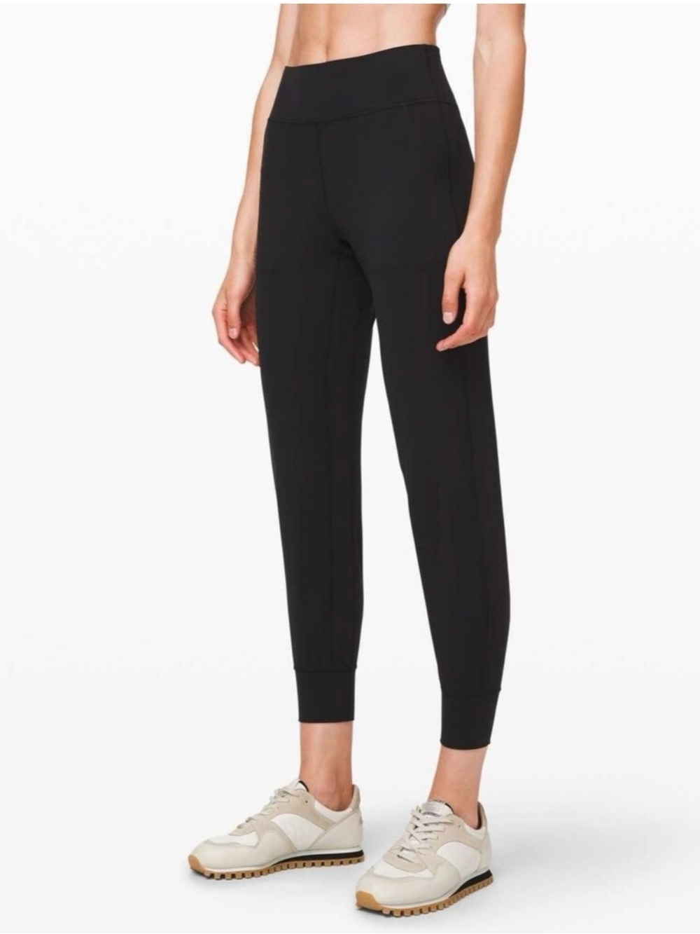 lululemon athletica Black High-Rise Track Joggers